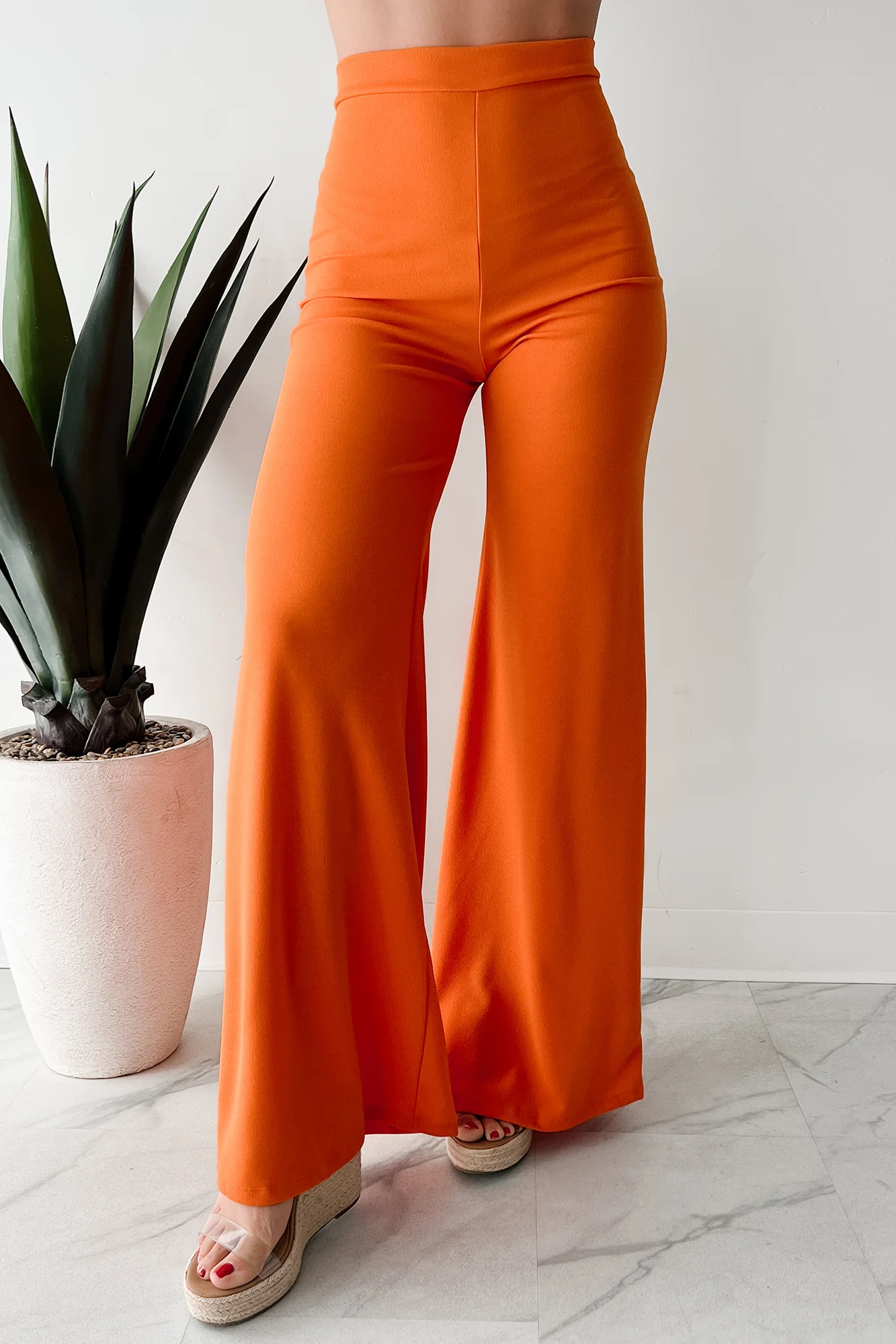 Boundless Ambition High Waist Pants (Orange) - Image 3