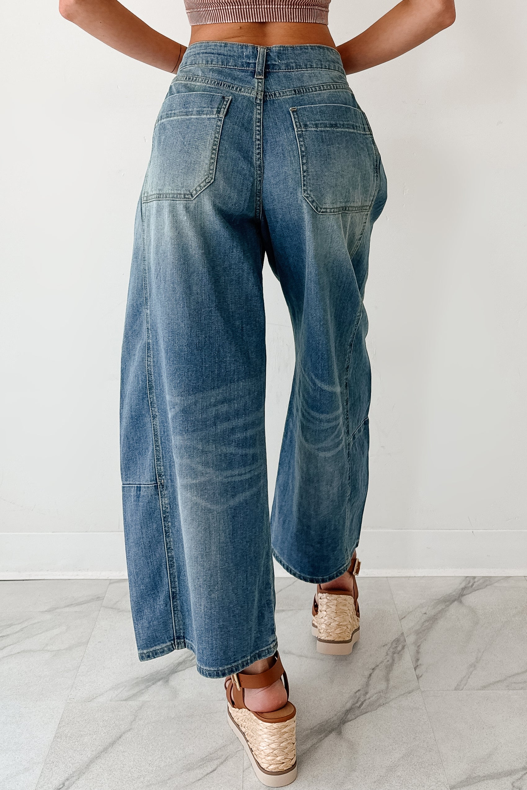 Frank High Rise Signature 8 Barrel Jeans (Medium) - Image 13