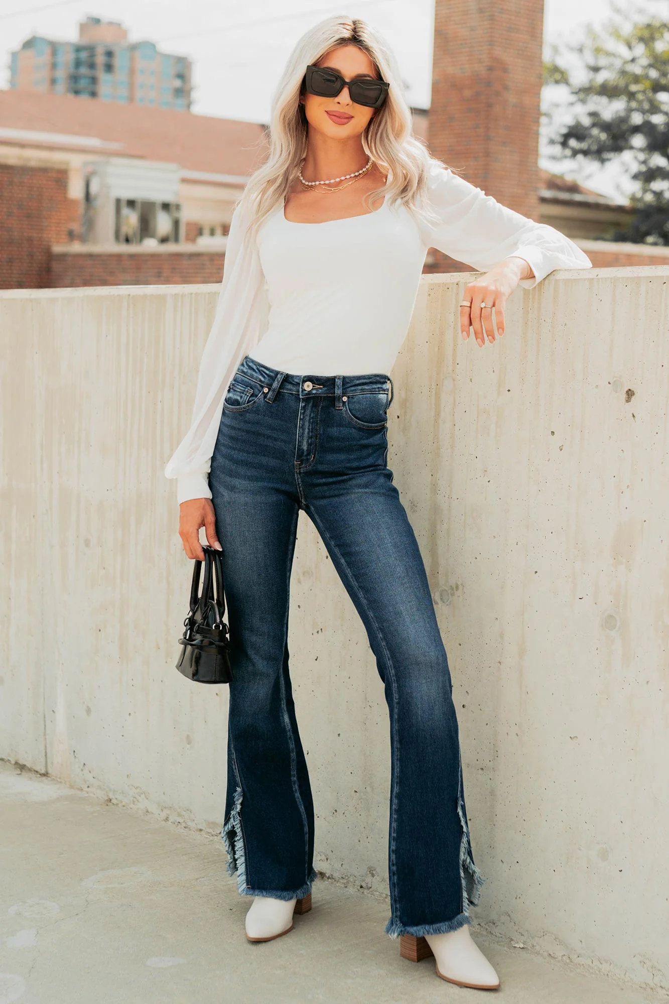 Inspired Moments Mesh Sleeve Top (Ivory) - Image 5