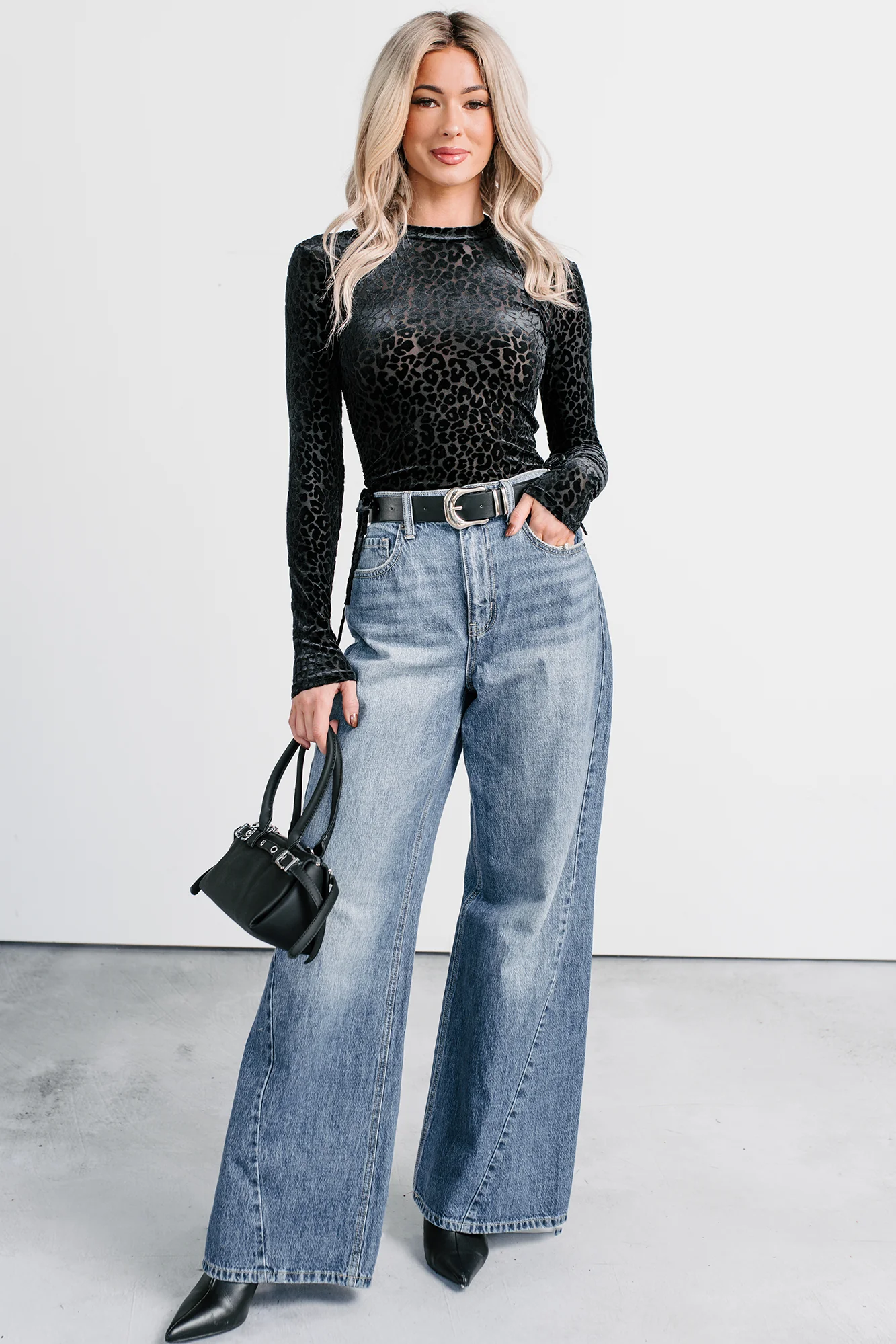 Jianna High Rise Wide Leg Cello Jeans (Medium) - Image 12