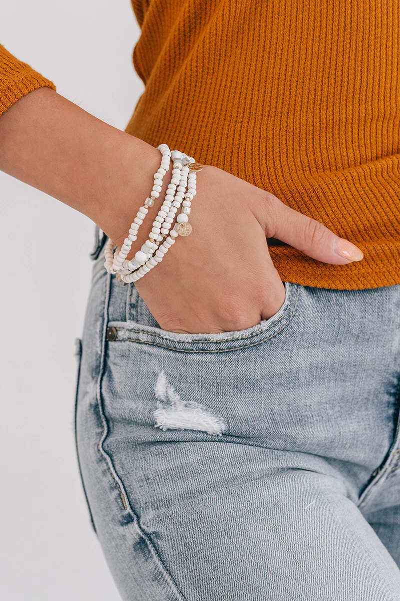 Make Me Want To Bracelet Set (Ivory)