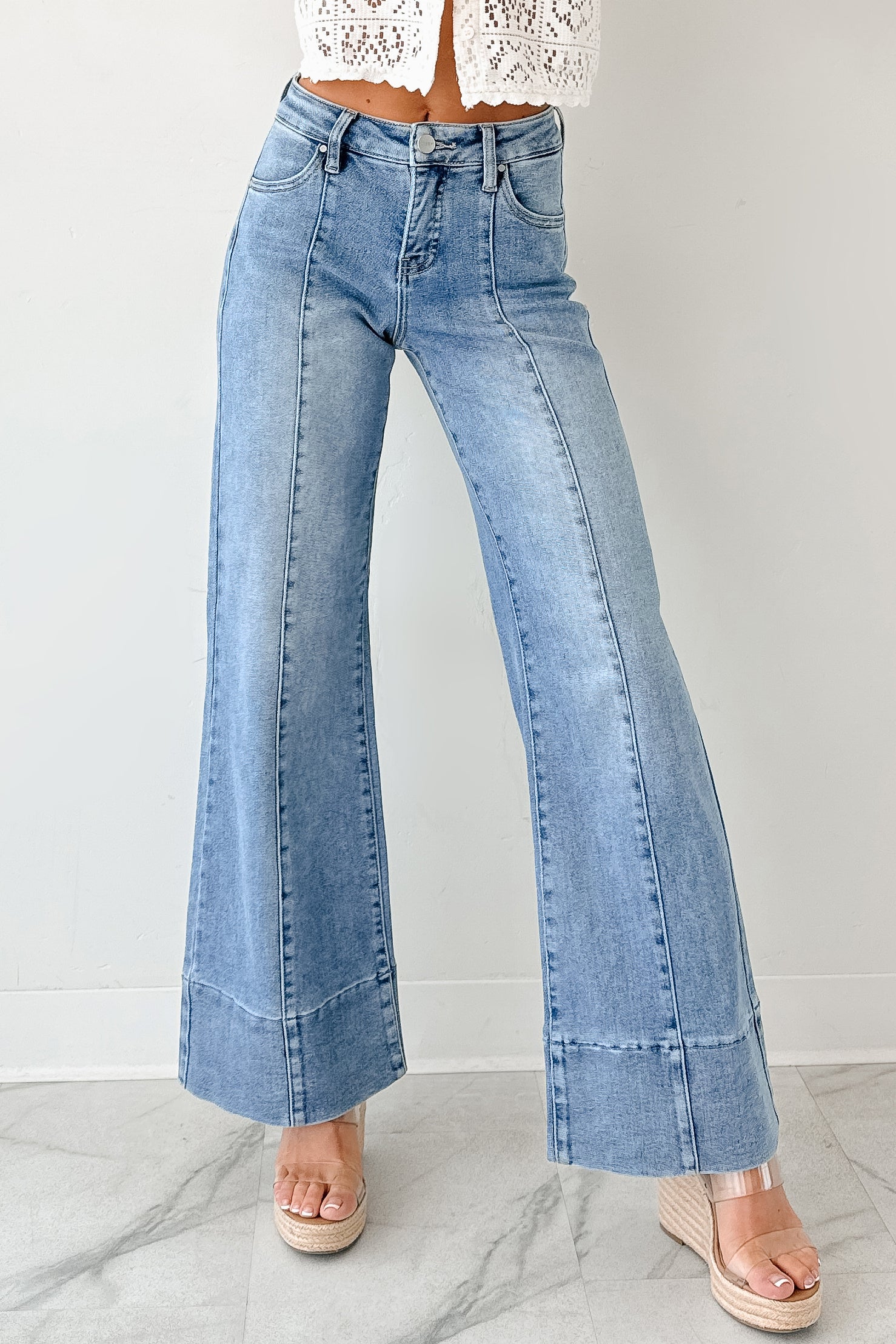 Mariana Flared Tummy Control Risen Jeans (Medium) - Image 11