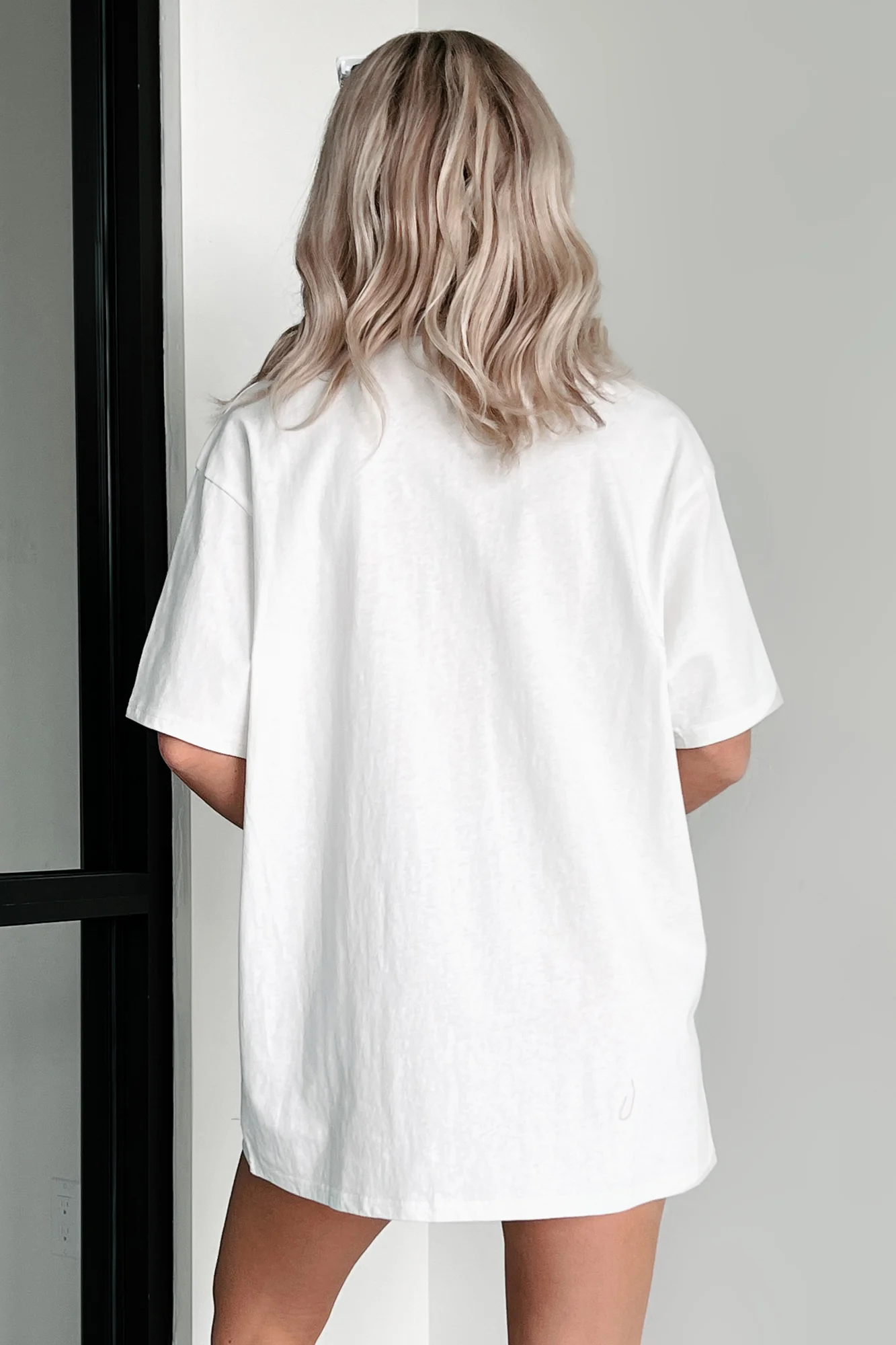 Prepped For Pickleball Oversized Sequin Graphic T-Shirt (Off White) - Image 5