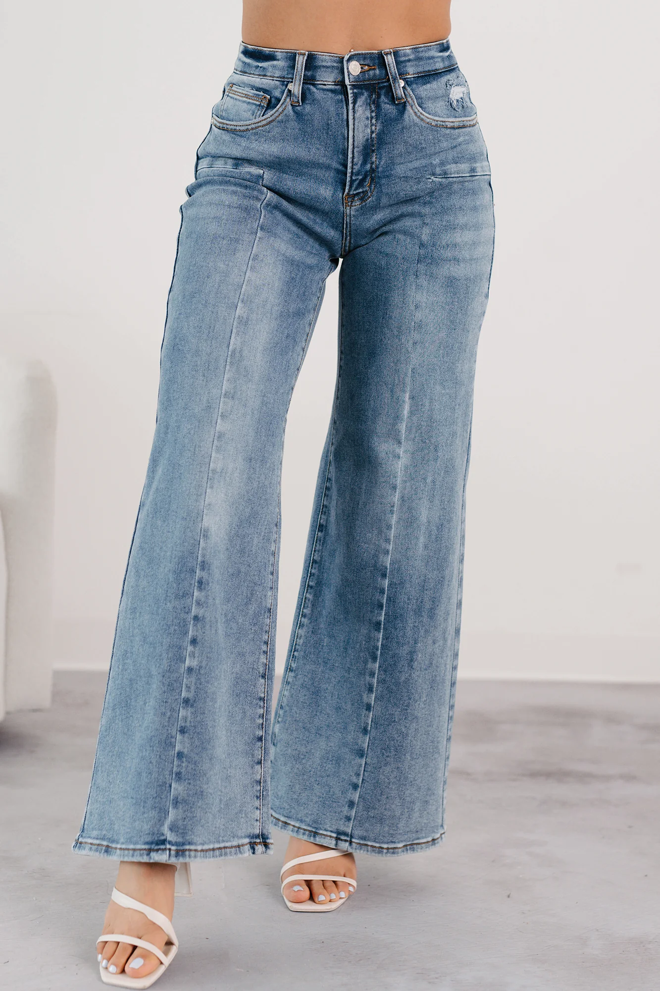 Ruda Wide Leg Tummy Control Saige Jeans (Medium) - Image 9