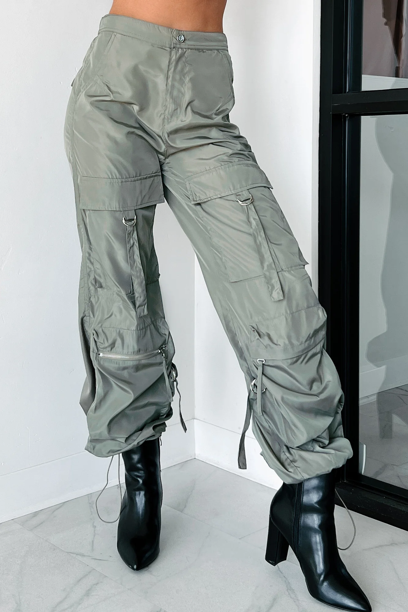 You've Heard About Me Cargo Utility Pants (Olive) - Image 3